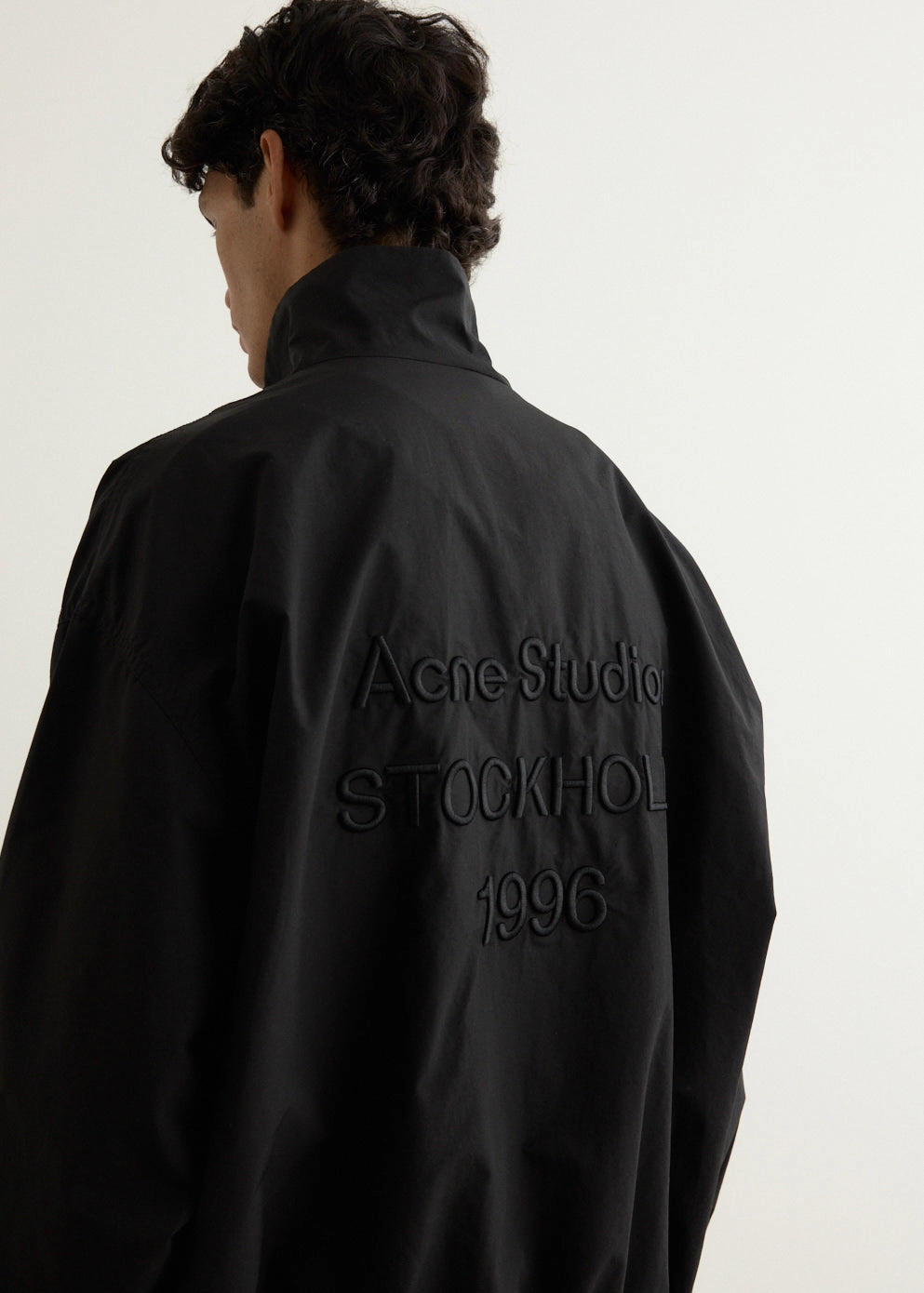 Notch Lapel Olandios Technical Cotton Blend Jacket