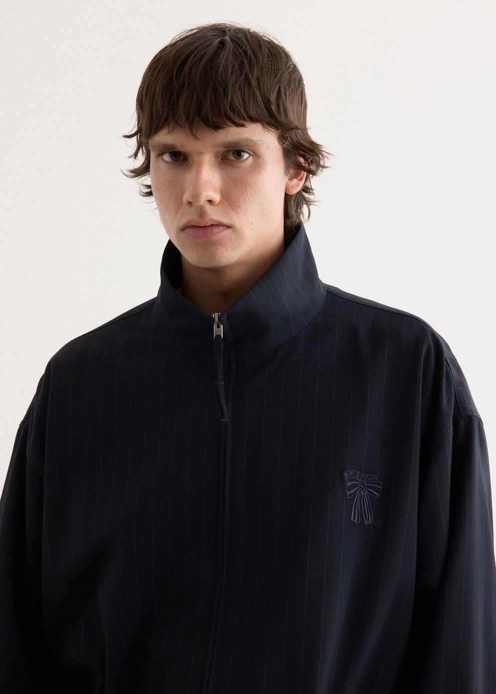 Weekend Outing Wear Olandios Vis Pinstripe Jacket