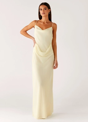 Calm Touch Sleek and Sleek Oliana Maxi Dress - Yellow