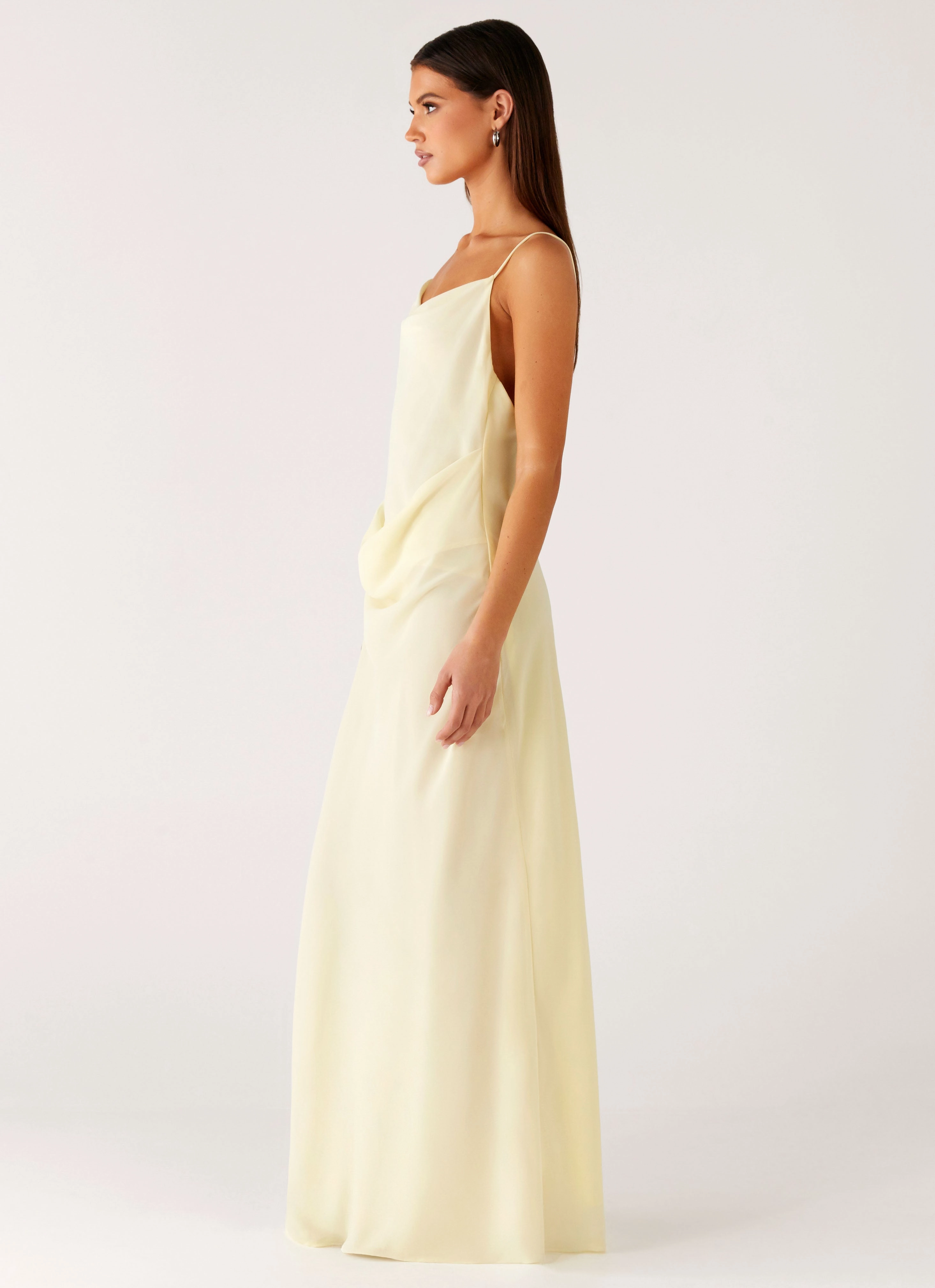 Oliana Maxi Dress - Yellow Soft Colorway