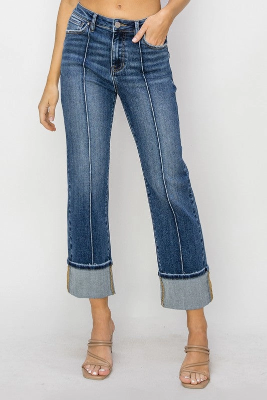 Oliver High Rise Straight Jeans Organic Cotton Loose High Quality Morning Stroll