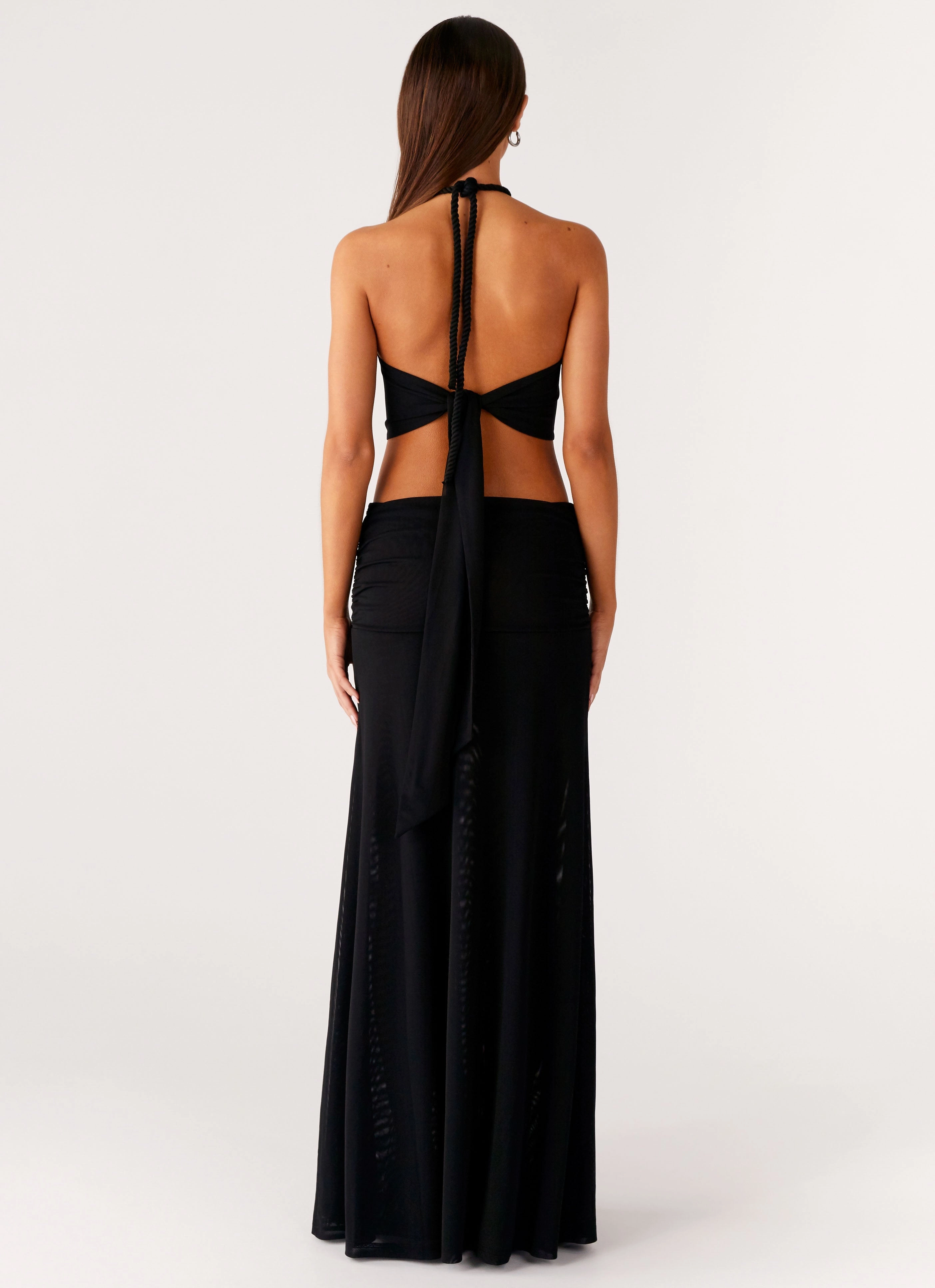 Only Love Maxi Dress - Black Pure Stitch