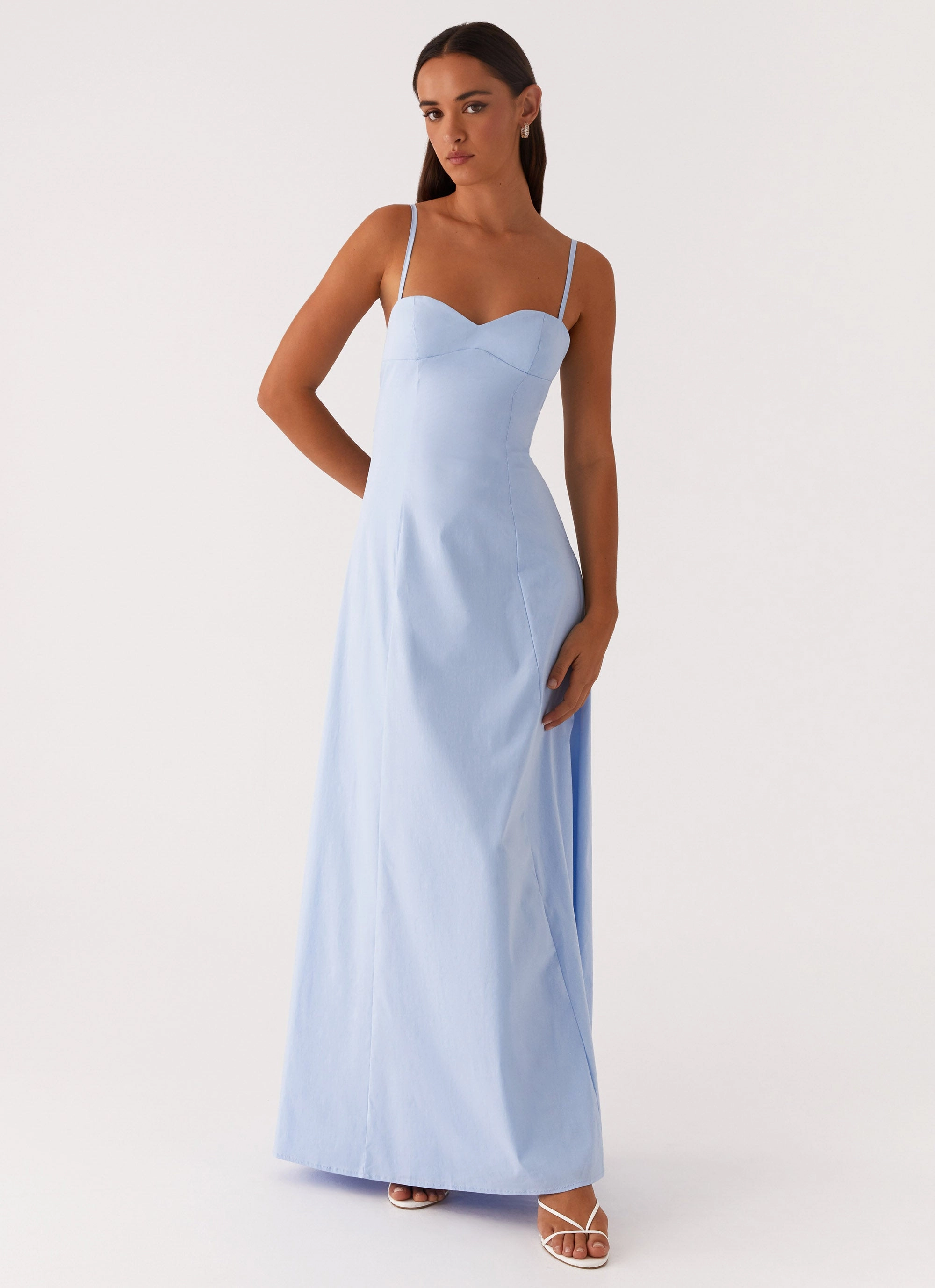 Clear As Day Maxi Dress - Blue Chic Comfort Wear