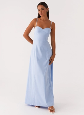 Clear As Day Maxi Dress - Blue Chic Comfort Wear