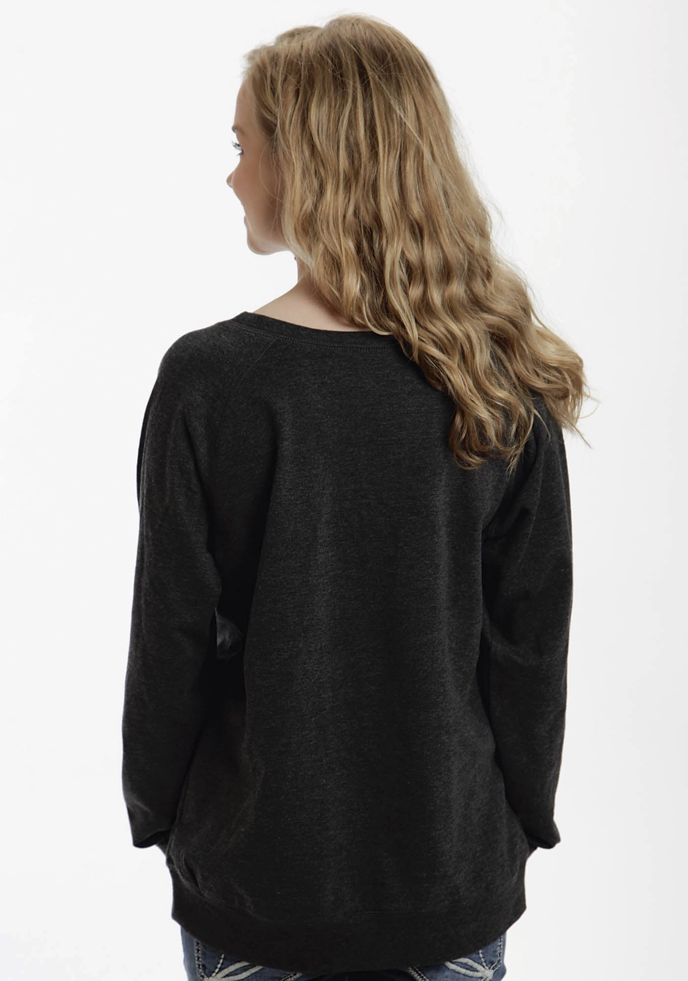 Essential Knitwear Lightweight insulation Ouray Womens Black 100% Cotton USA Sweatshirt