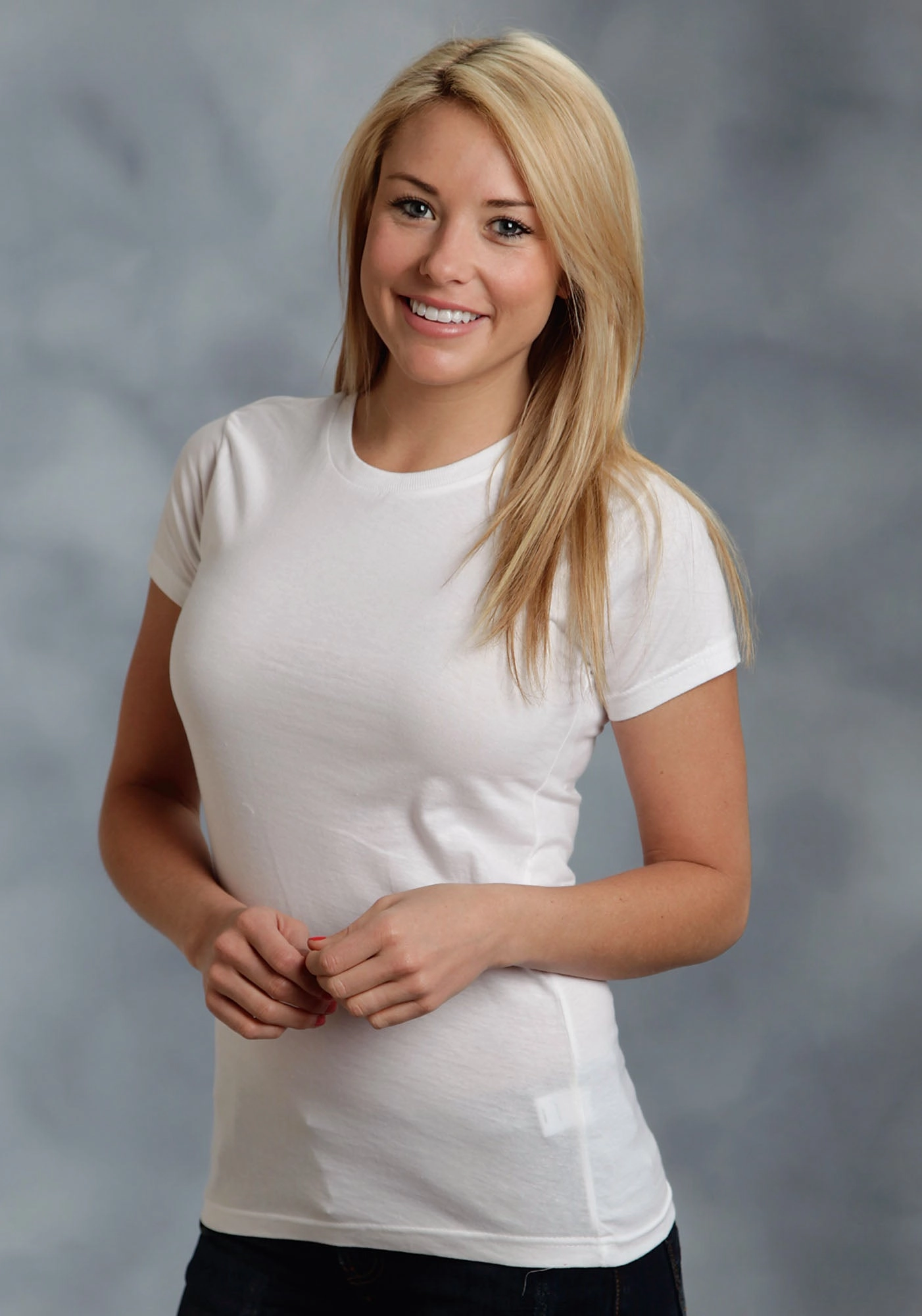 Workwear Essential Gym Companion Ouray Womens White 100% Cotton USA S/S Crew T-Shirt