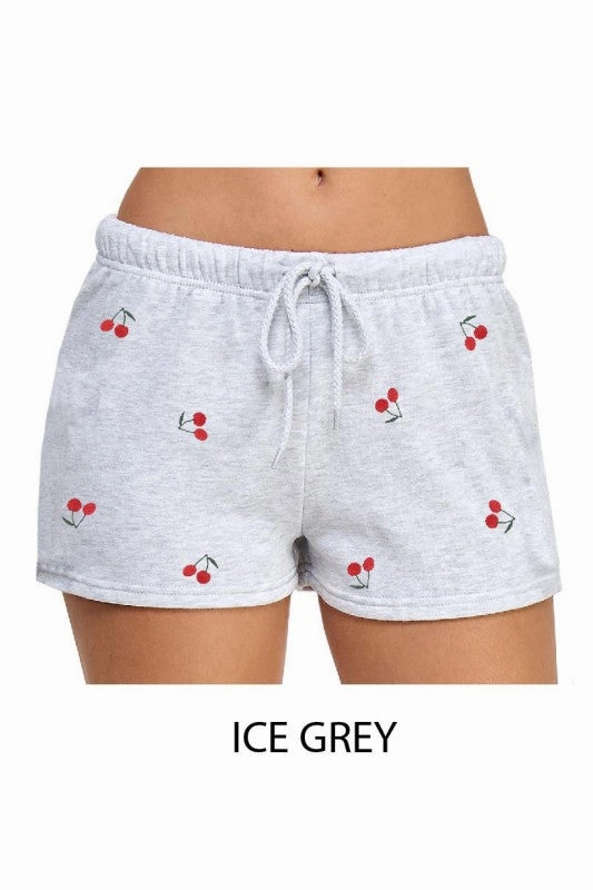 Warm Weather Wear Evelyn Basic Fleece Cut-edge Shorts