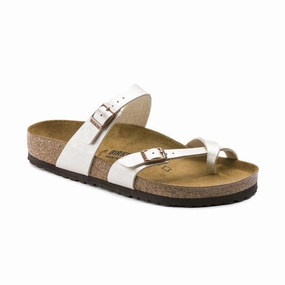 All Day Comfort Breathable Comfort Slides Women's Mayari Graceful Pearl White Birko-Flor