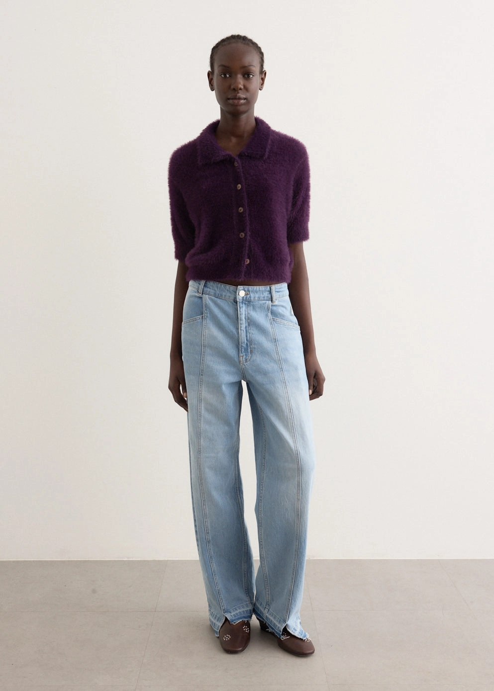 Fresh Season Everyday Style Cristin Fluffy Cardigan