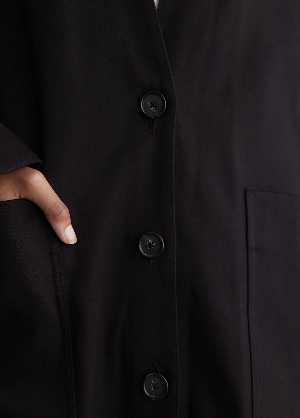 Anti Static Inner Layer Oversized Cotton Cardigan