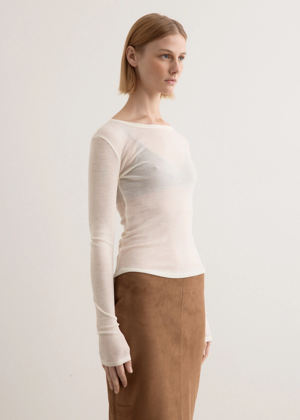 Biodegradable material Baby Wool Long Sleeve Top