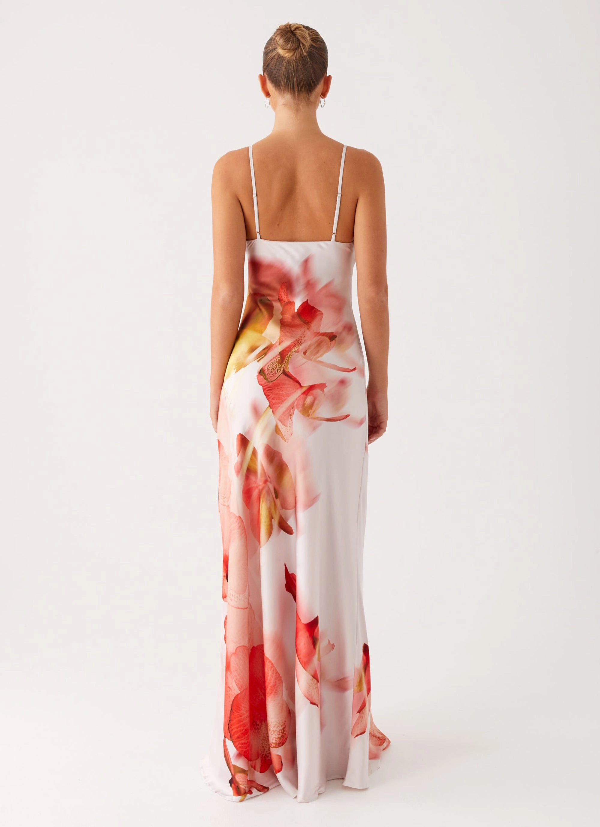 Pacha Maxi Dress - Peach Rose Bloom Zone