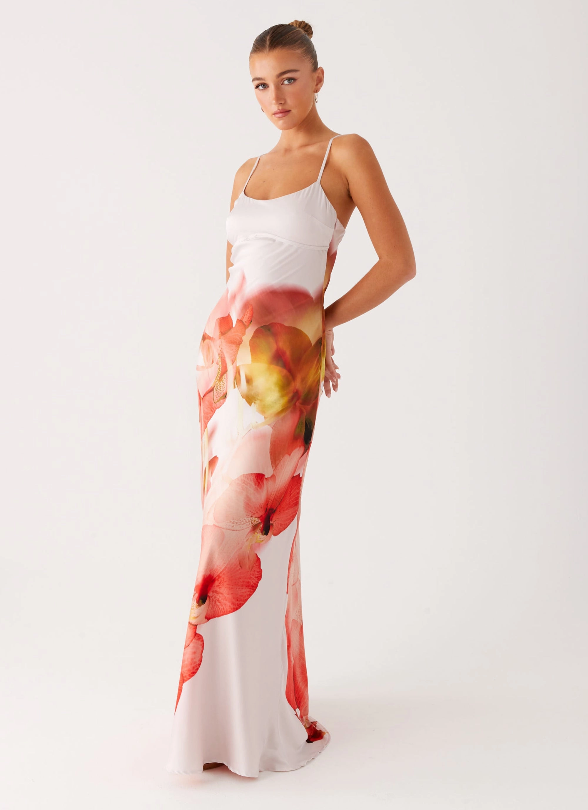 Casual Outfit Pacha Maxi Dress - Peach Rose