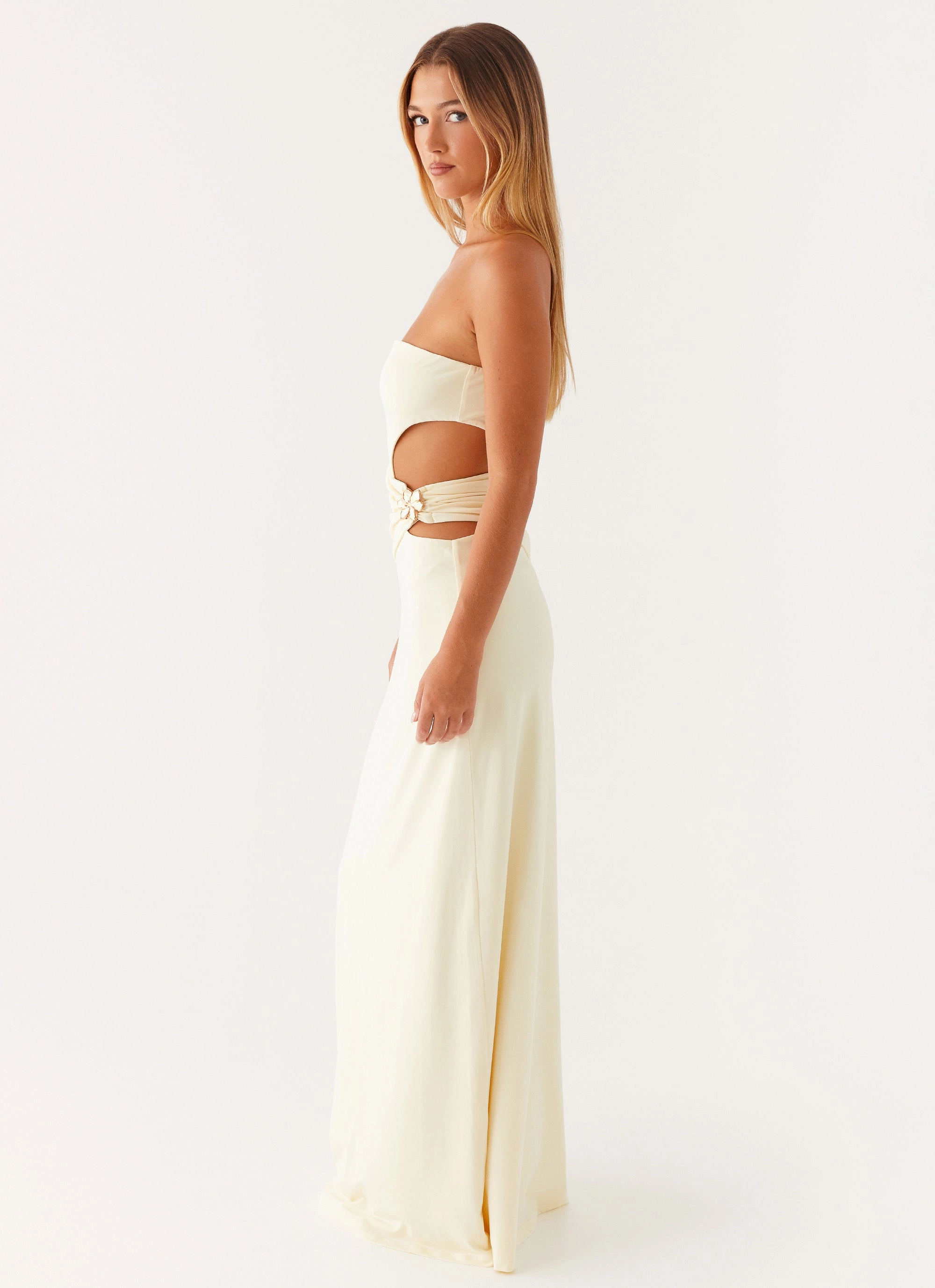 Minimal Tone Anetta Maxi Dress - Yellow