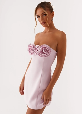 Timeless Layering Patsie Strapless Mini Dress - Pink