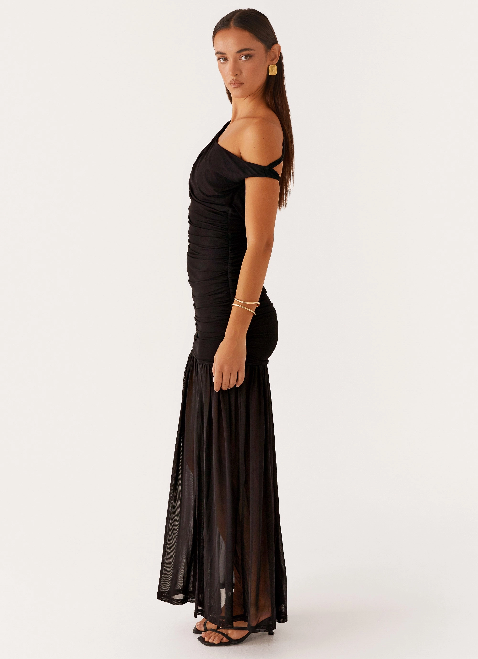 Pavilion Maxi Dress - Black Fresh Look