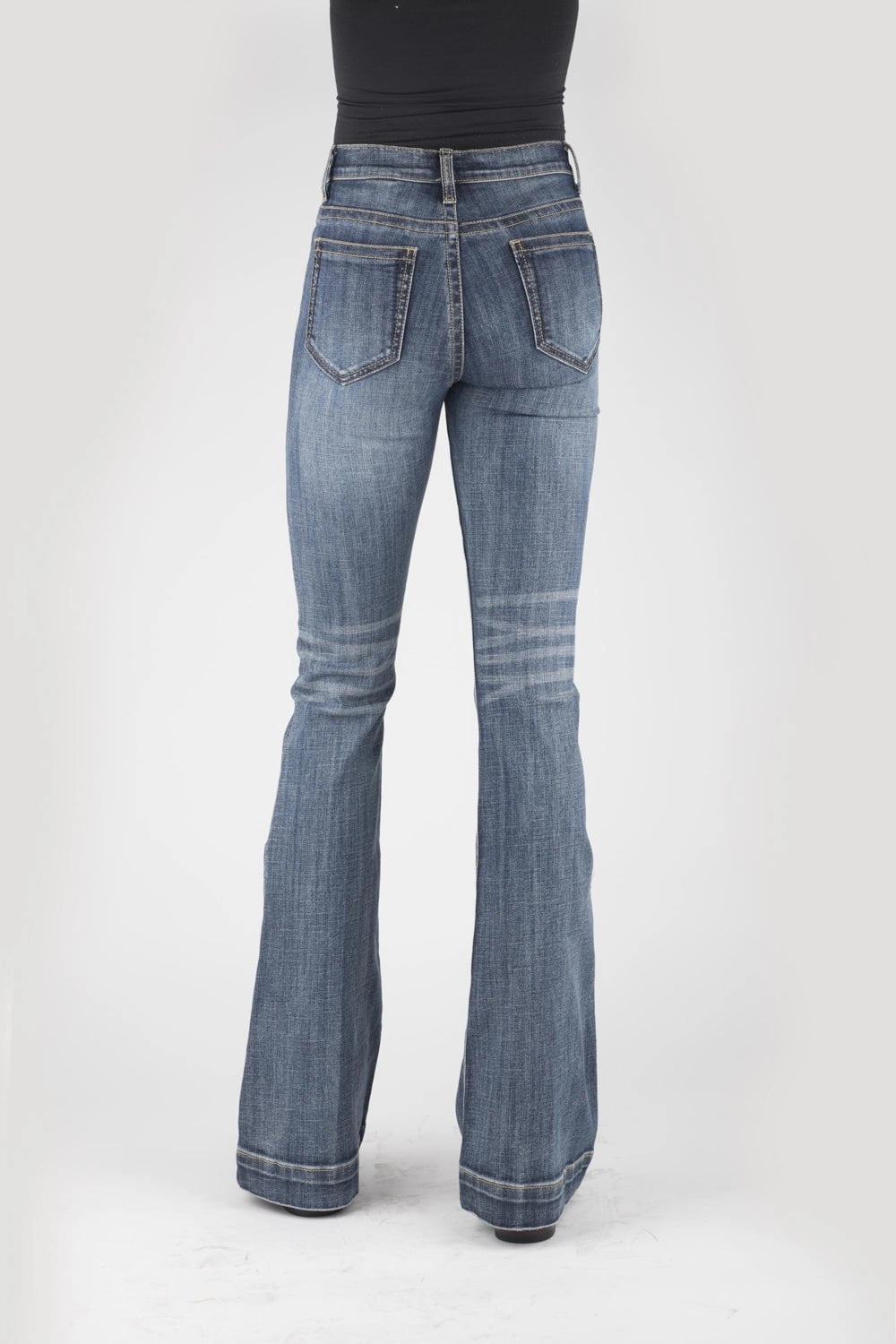 Unisex Friendly Comfy Home Comfort Weekend Getaway Stetson Womens 921 Plain Back Blue Cotton Blend Jeans