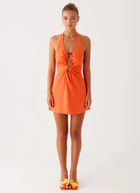 Coa Mini Dress - Tangerine Casual-Look