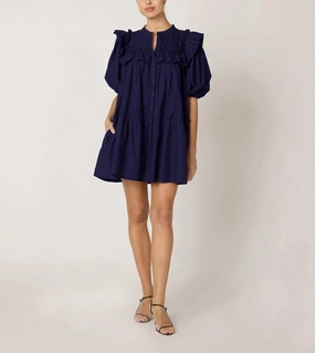 Tatiana Mini Dress | Navy Daytime Mood Fashion Daily