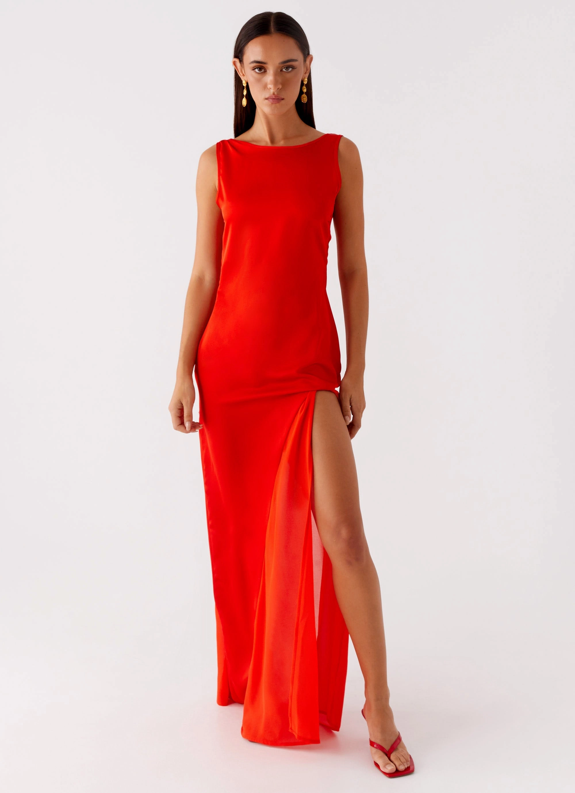 Street Motion Ramiro Maxi Dress - Red