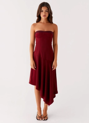 Matisse Midi Dress - Red All-day style