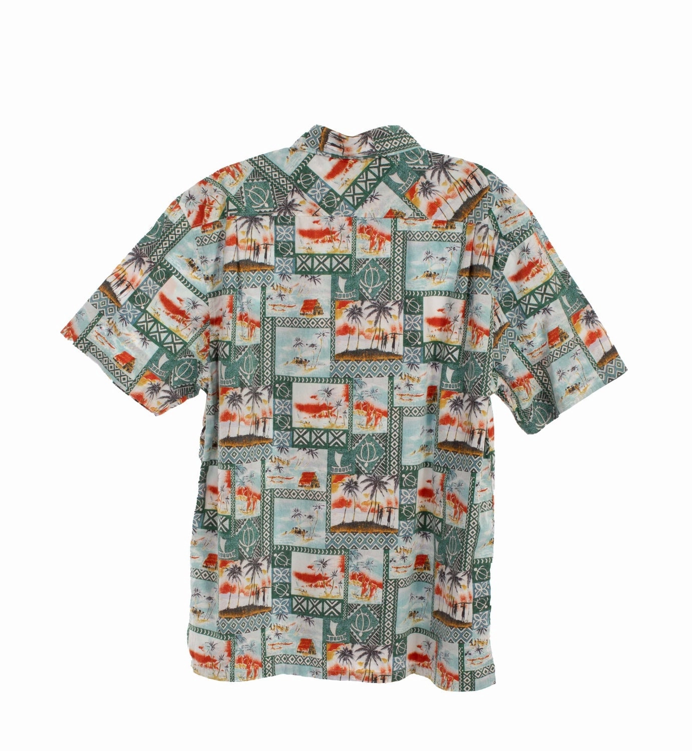 Hypoallergenic Lining Lightweight Construction Scully Mens Island Surfers Pine 100% Cotton S/S Shirt