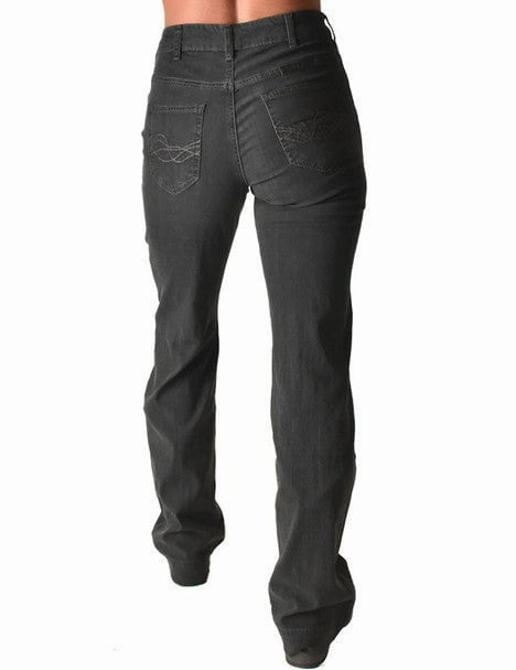 Cowgirl Tuff Womens UltraBreathe Trouser Charcoal Lyocell Jeans Light material Easy Option