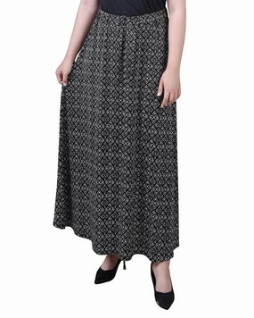 Floor-Length Petite Maxi Length Skirt