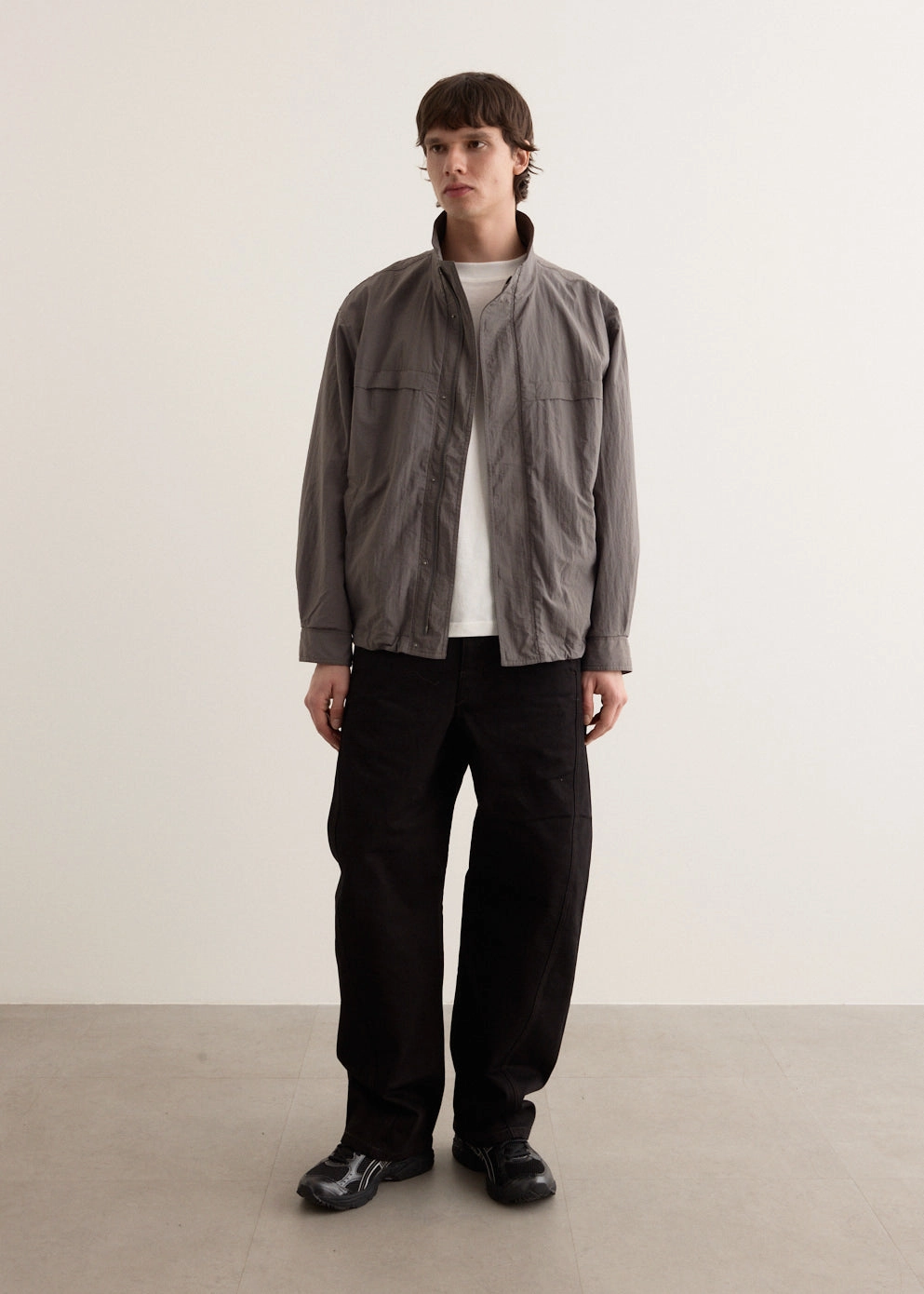 High Collar Courtyard Utility Jacket