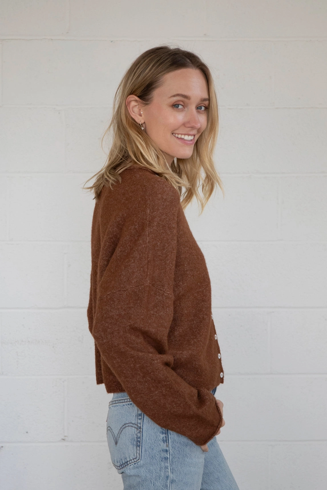 Cozy Style Wear Minimalist Look Piper Cardigan - Brown