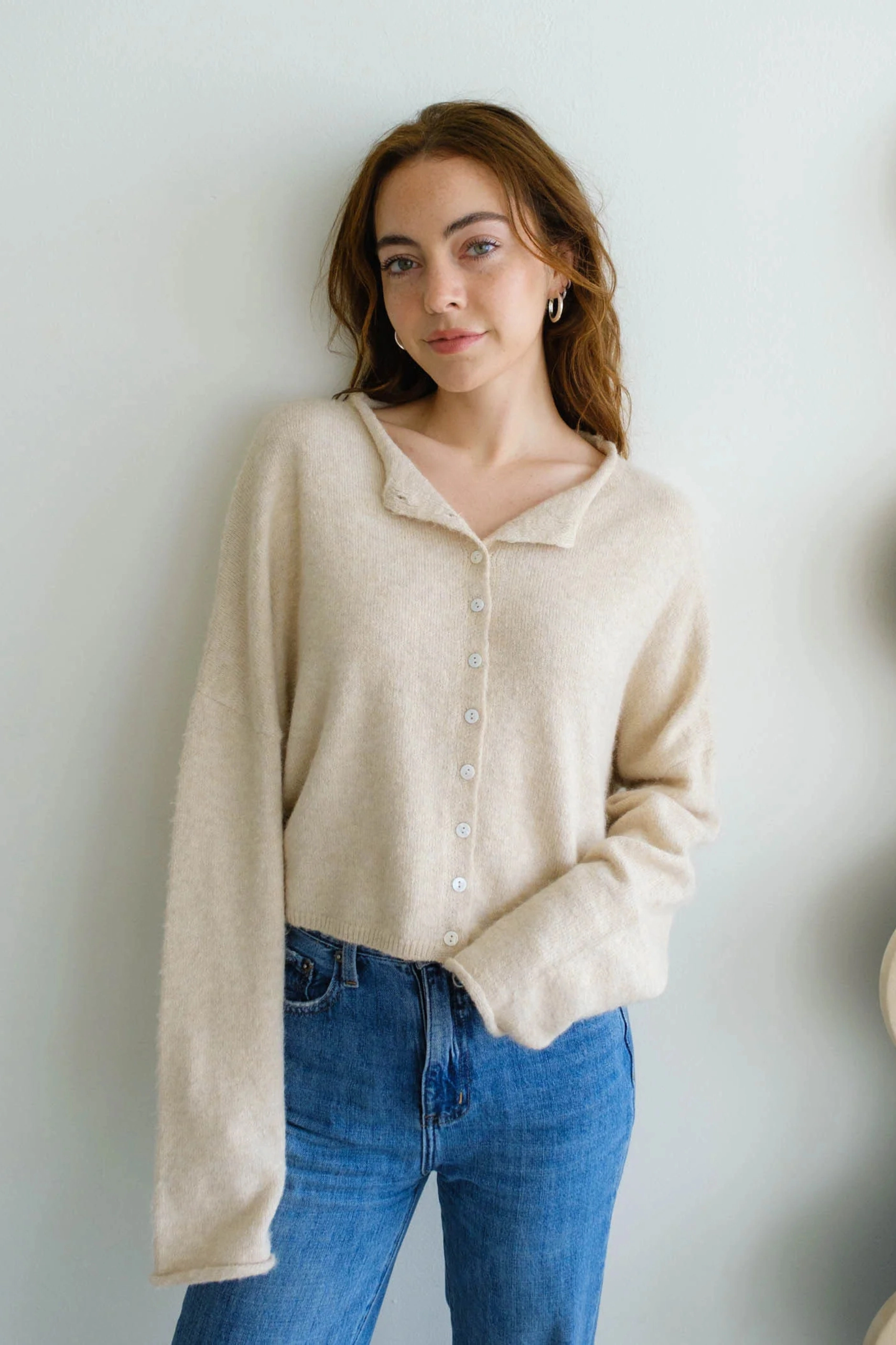 Piper Cardigan - Natural Winter Perfection Comfortable Knitwear