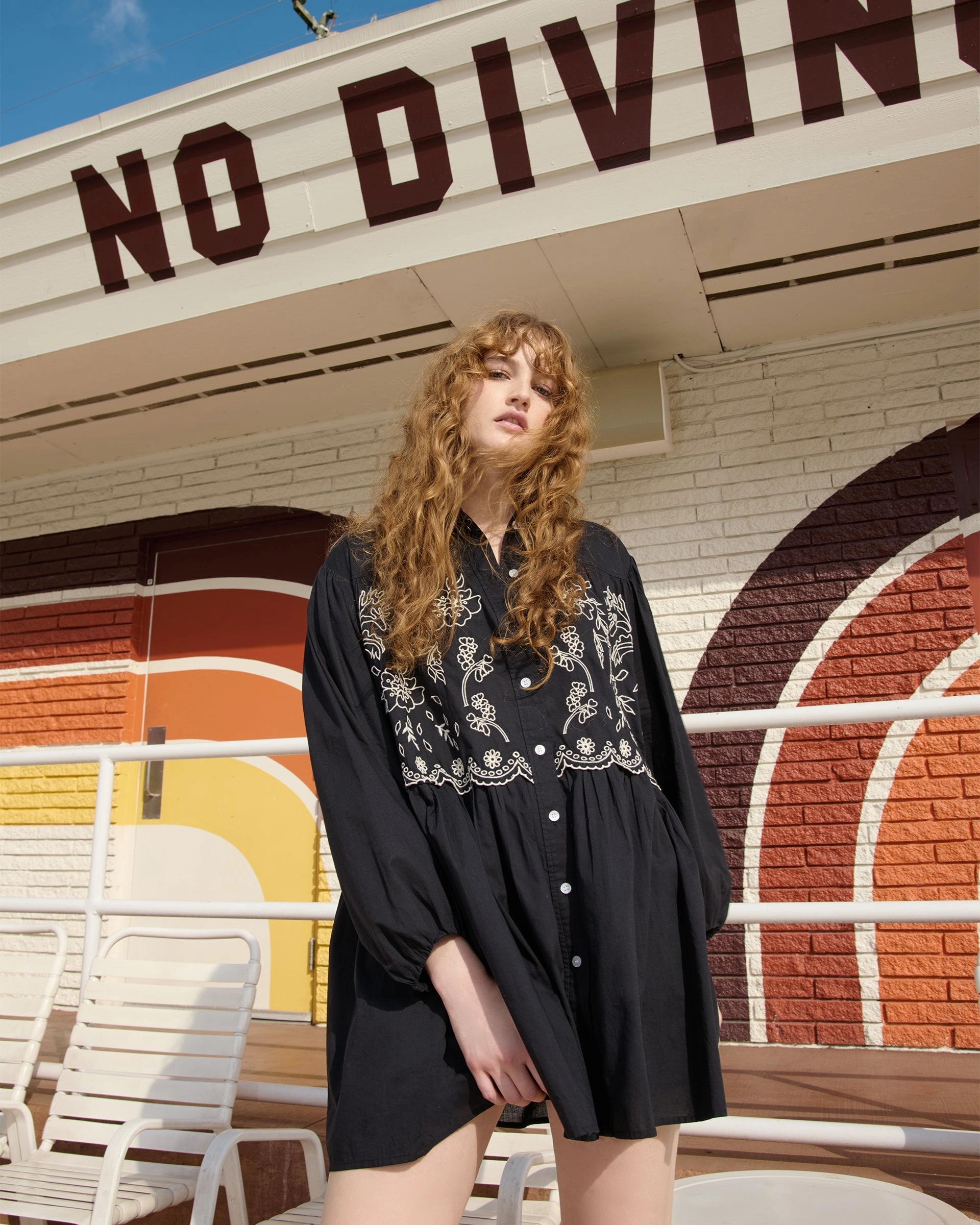 monochrome Neutral palette Pippa Dress