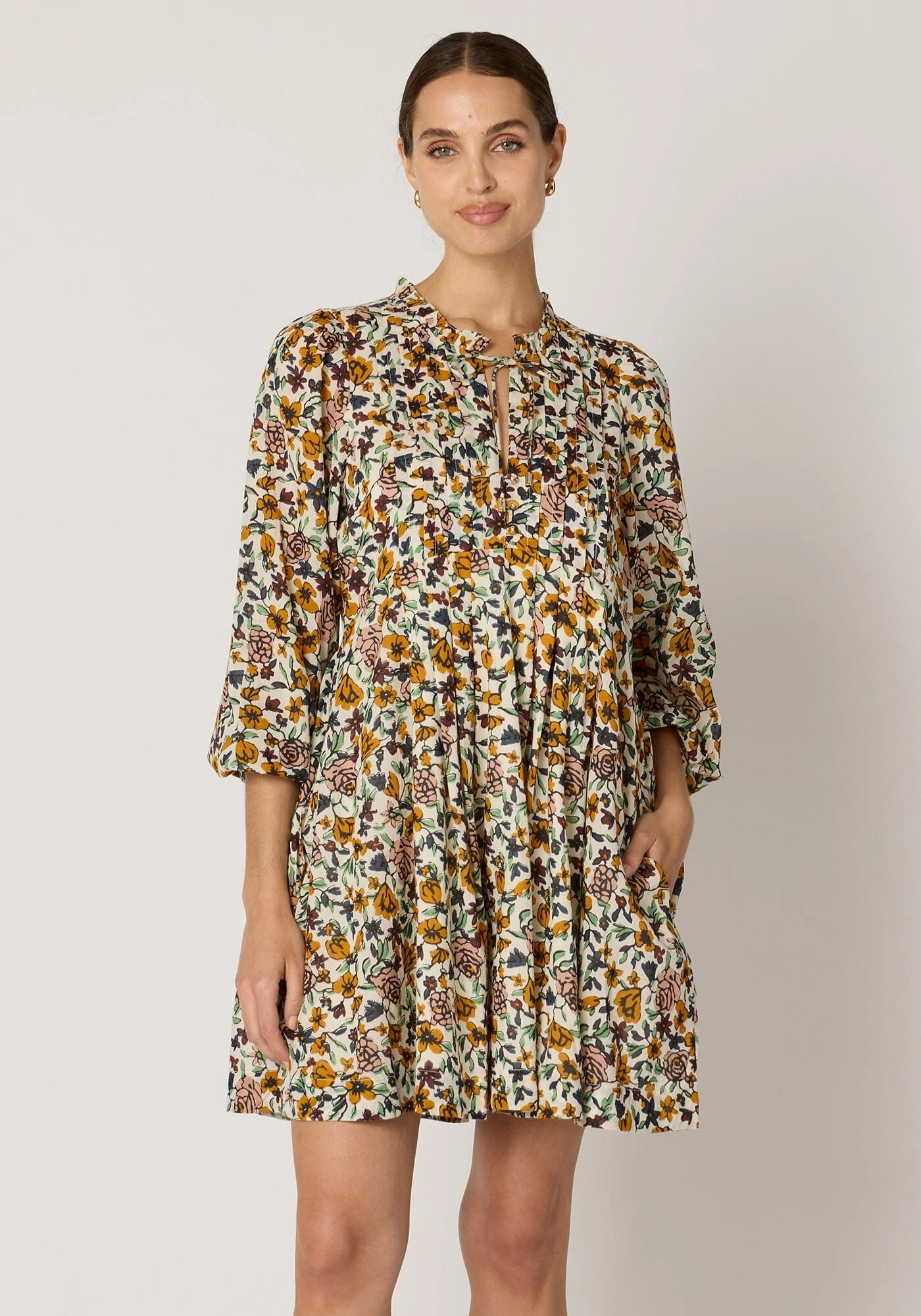 Scarlet Mini Dress | Wild Cosmos Effortless Look