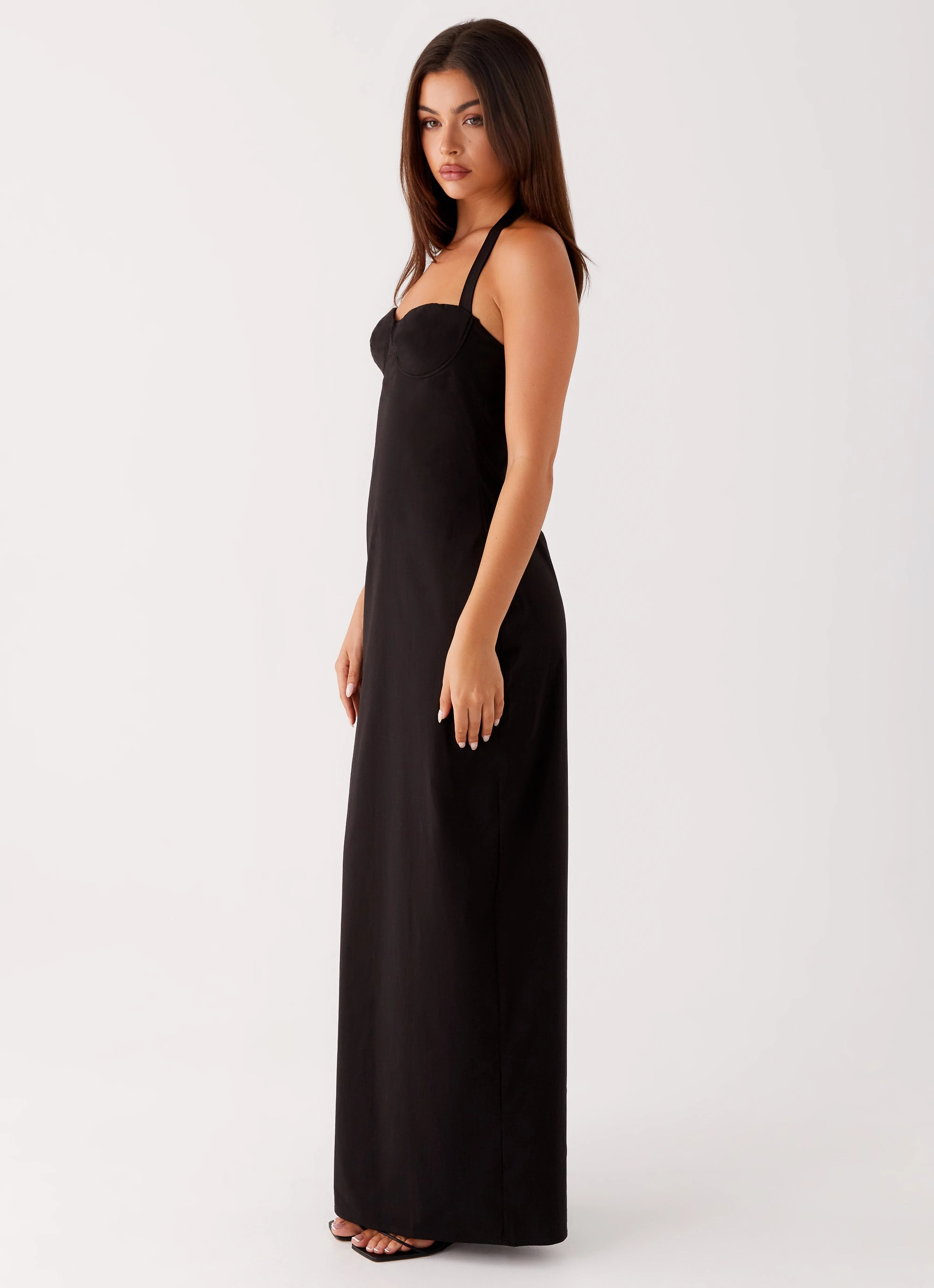 Cheryl Maxi Dress - Black knee-length