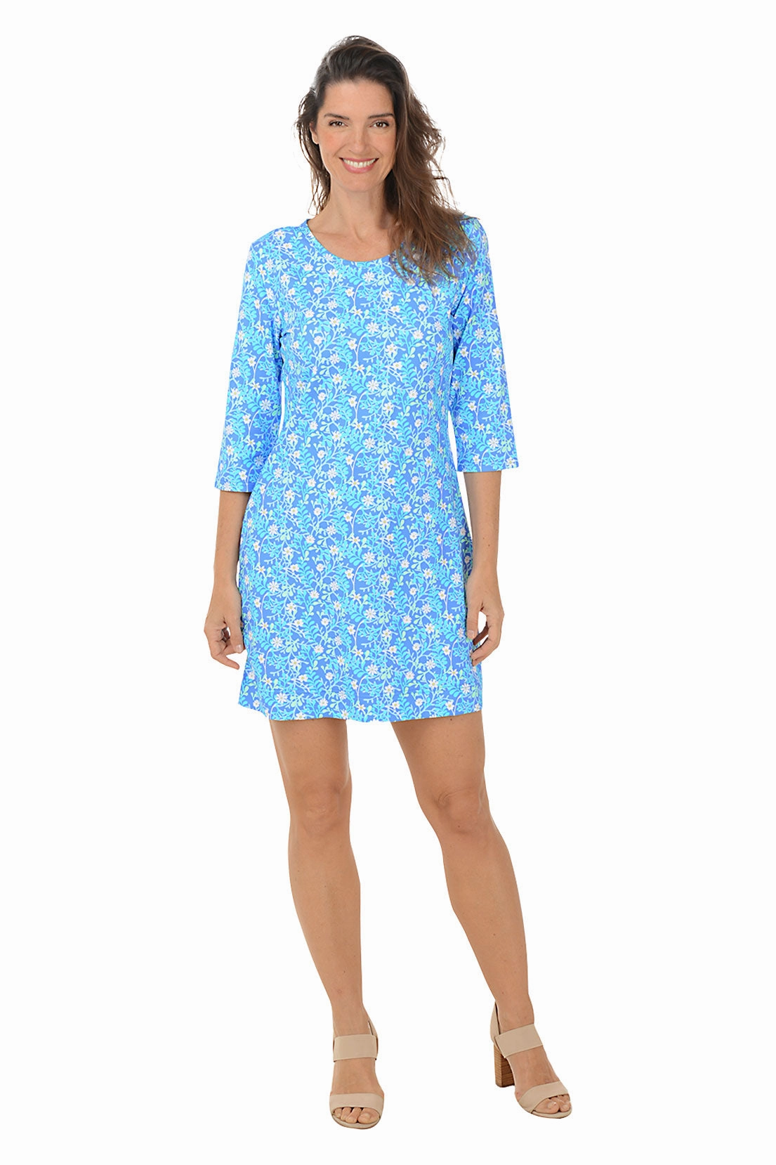 Minimal Motion Quick Drying Spring Garden UPF50  Travel Dress