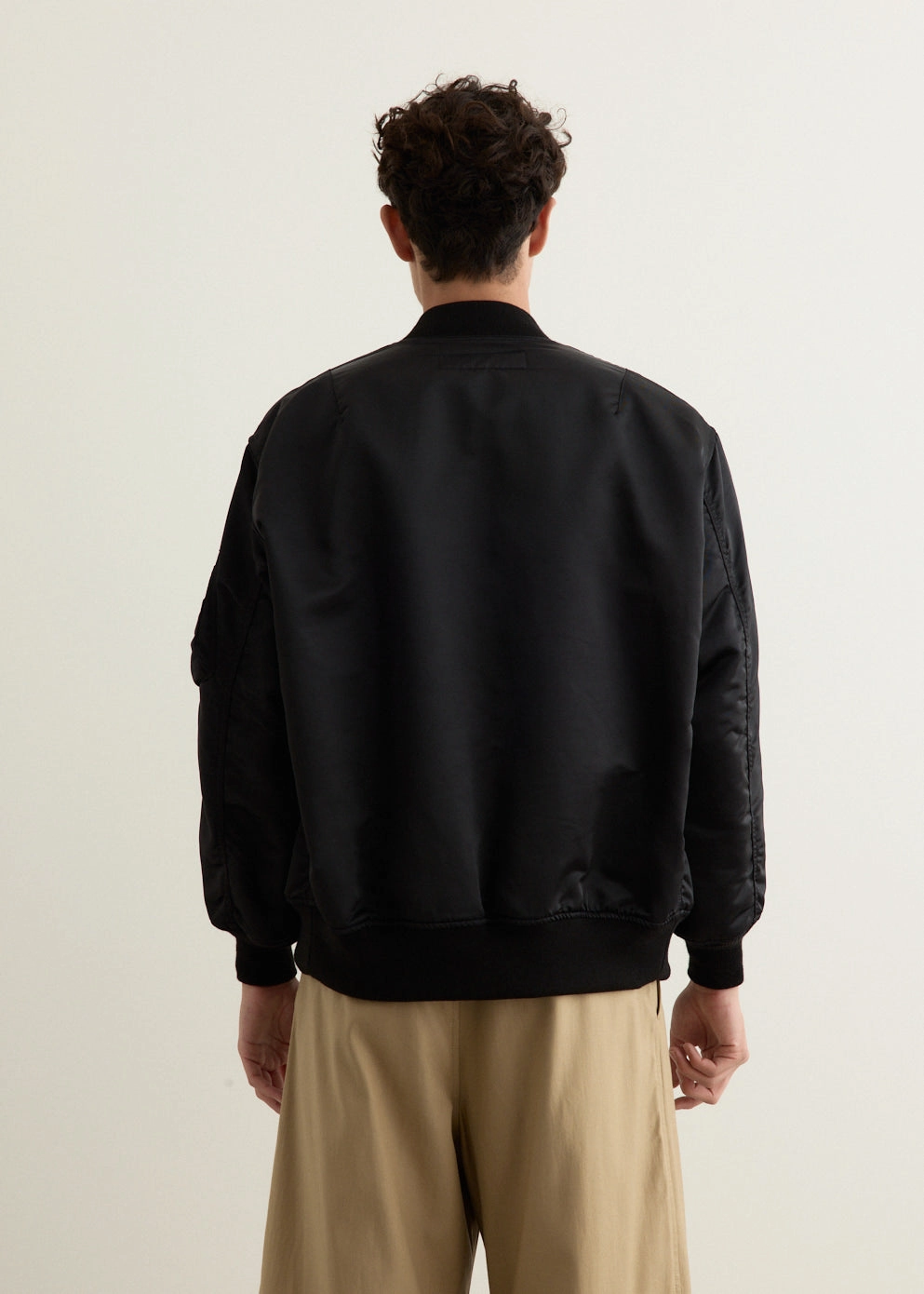 Zippered Closures Cotton Nylon Double Twill Bomber