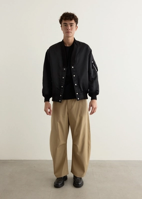 Cotton Nylon Double Twill Bomber Transition Wear Practical Cold Piece