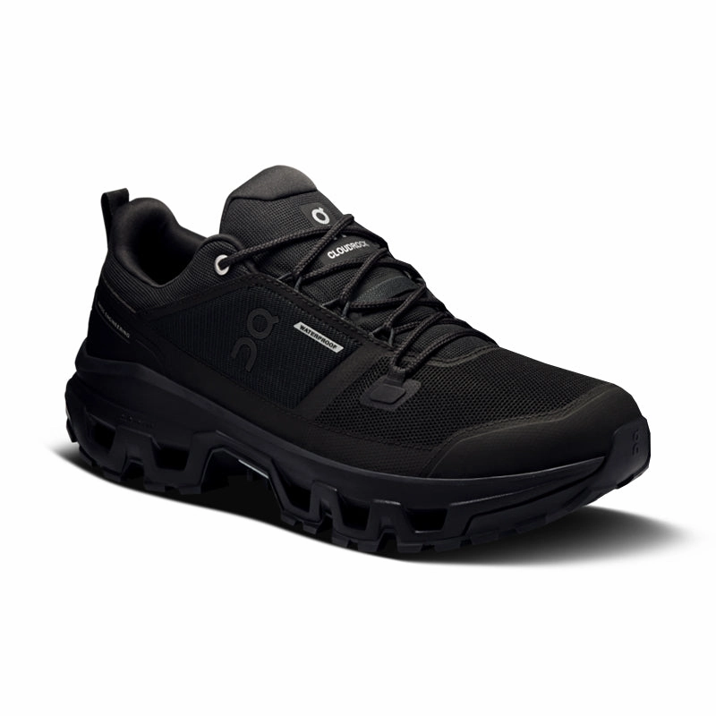 Durable Fabric Men's Cloudrock Low Waterproof Black/Black