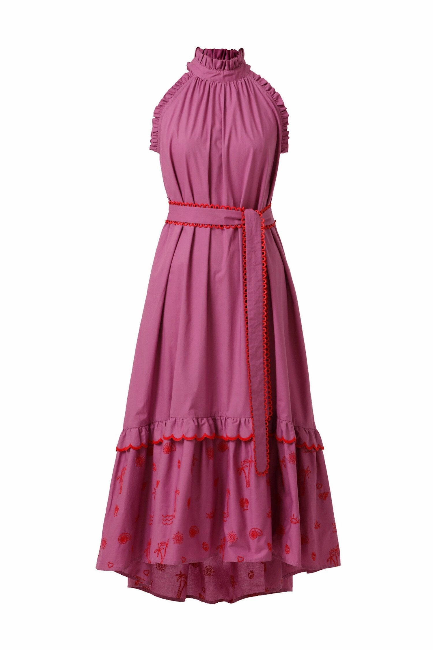 Trendy Tailoring Celine Dress in Mulberry