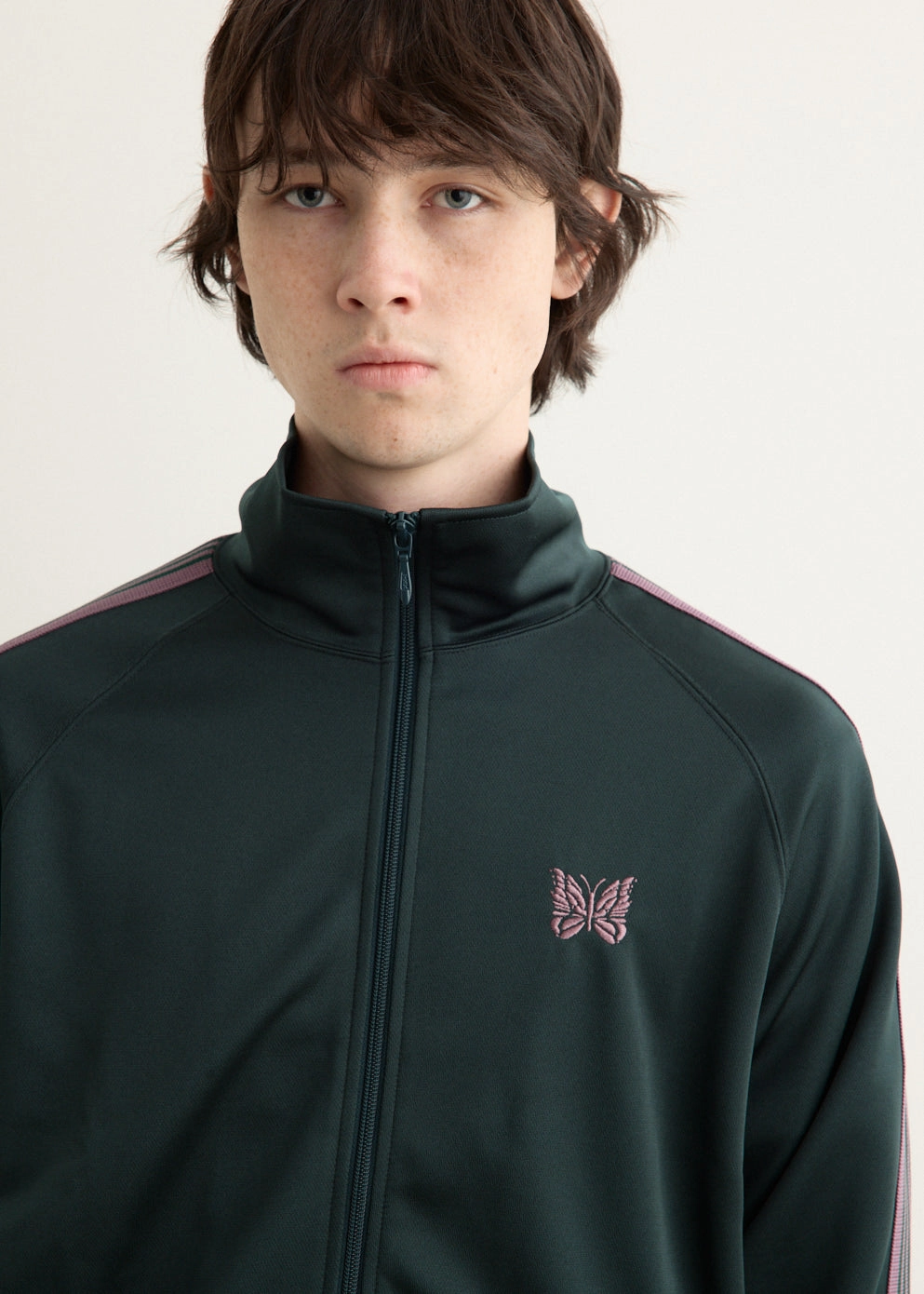 Versatile Design stand neck Poly Smooth Track Jacket