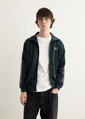 Classic Fit Cut Poly Smooth Track Jacket