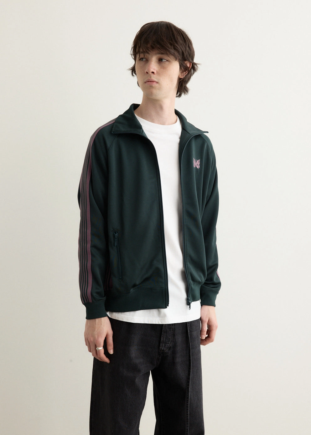 Poly Smooth Track Jacket Everyday Layers Pocket Details