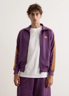 Basic Essential Layer City Wear Poly Smooth Track Jacket