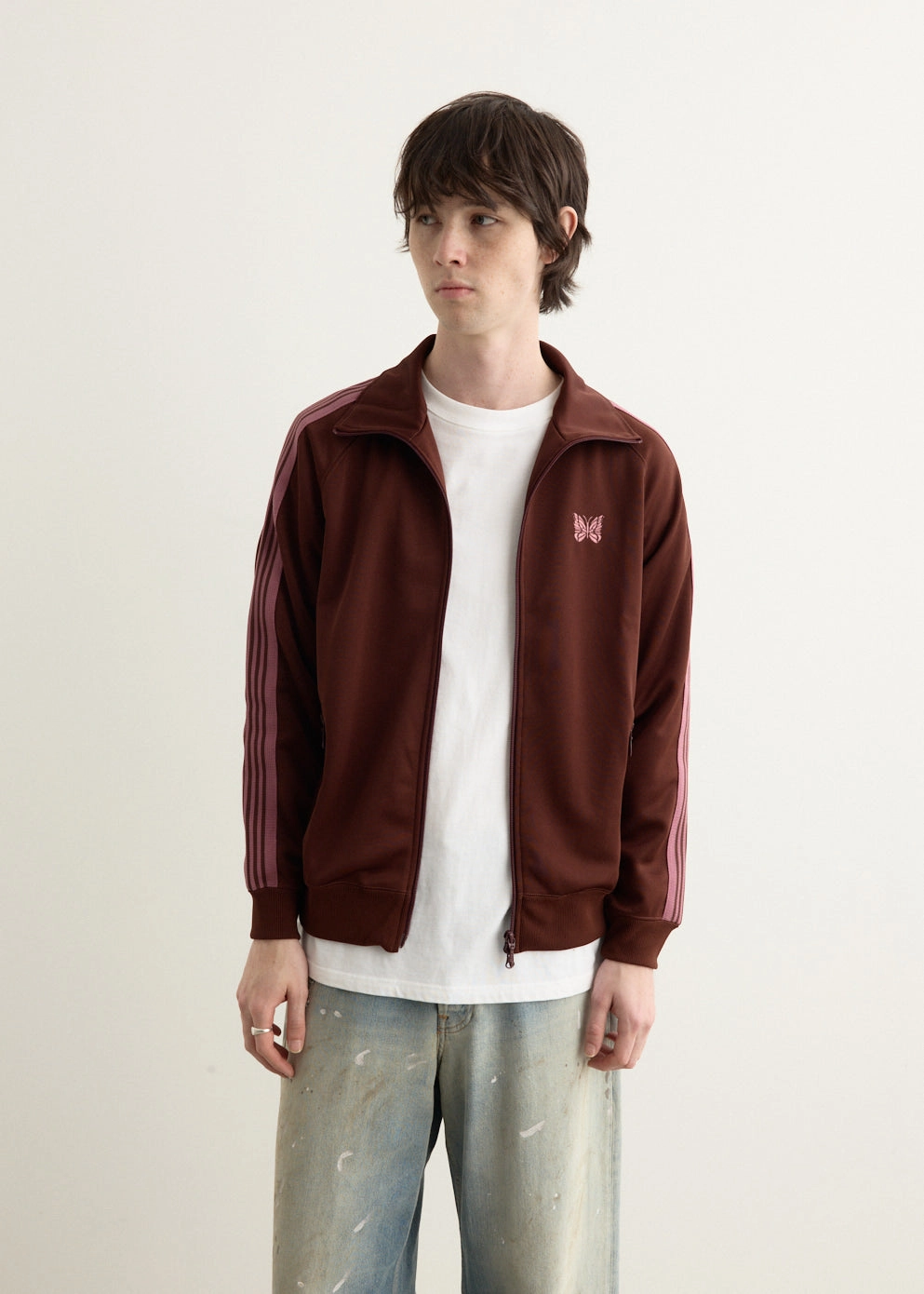 Poly Smooth Track Jacket Glow In Dark Trims