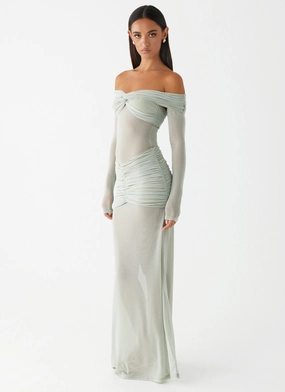 Refined fit Artistic Vibe Mercy Maxi Dress - Sage