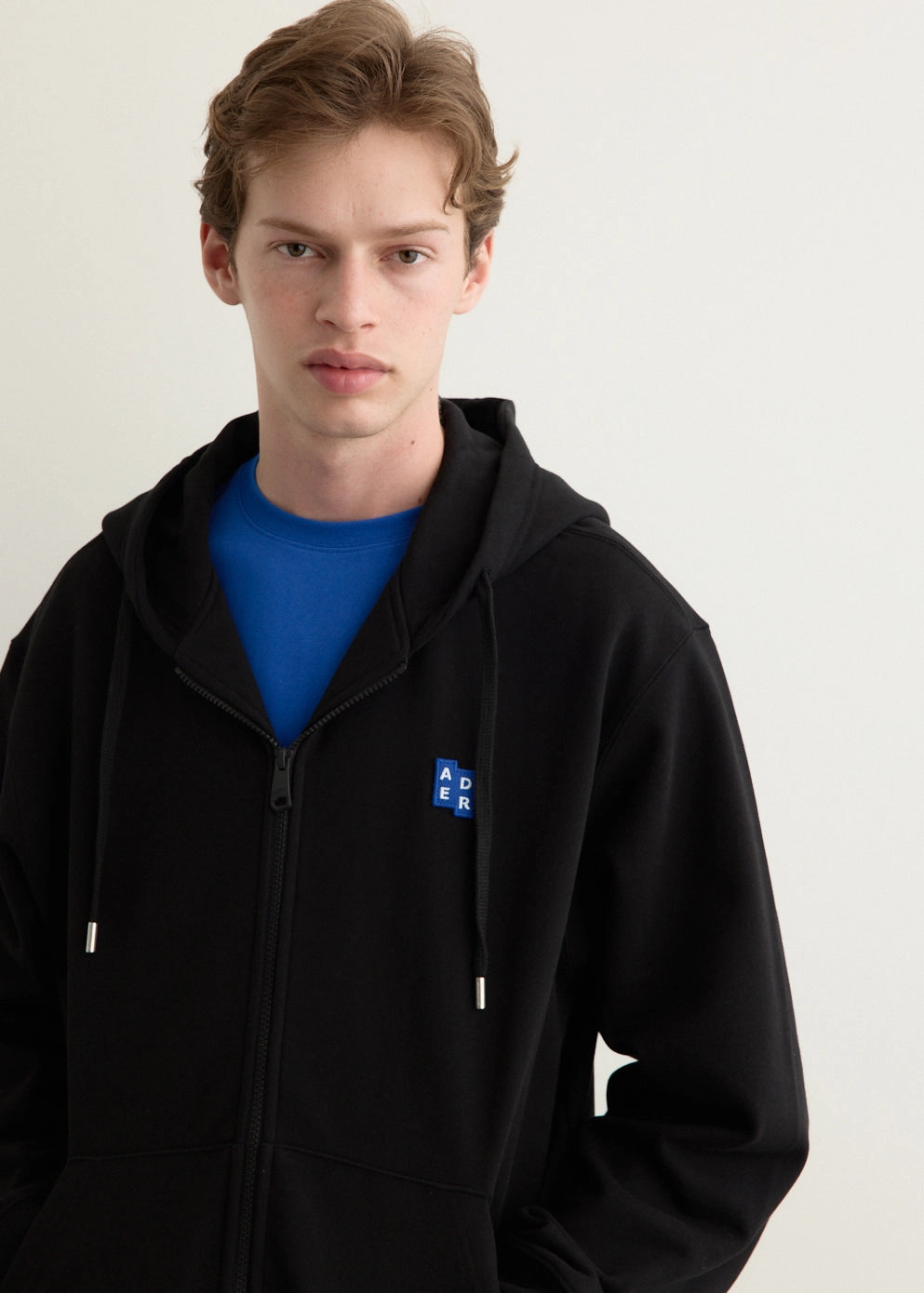 Hidden Zipper Mold Resistant Coating Significant Patch Zip Hoodie