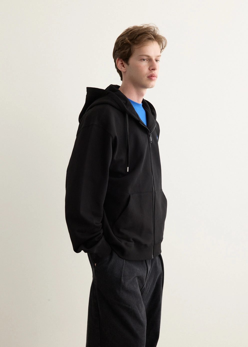 Significant Patch Zip Hoodie Snag Free Zipper Technology Warm Essentials
