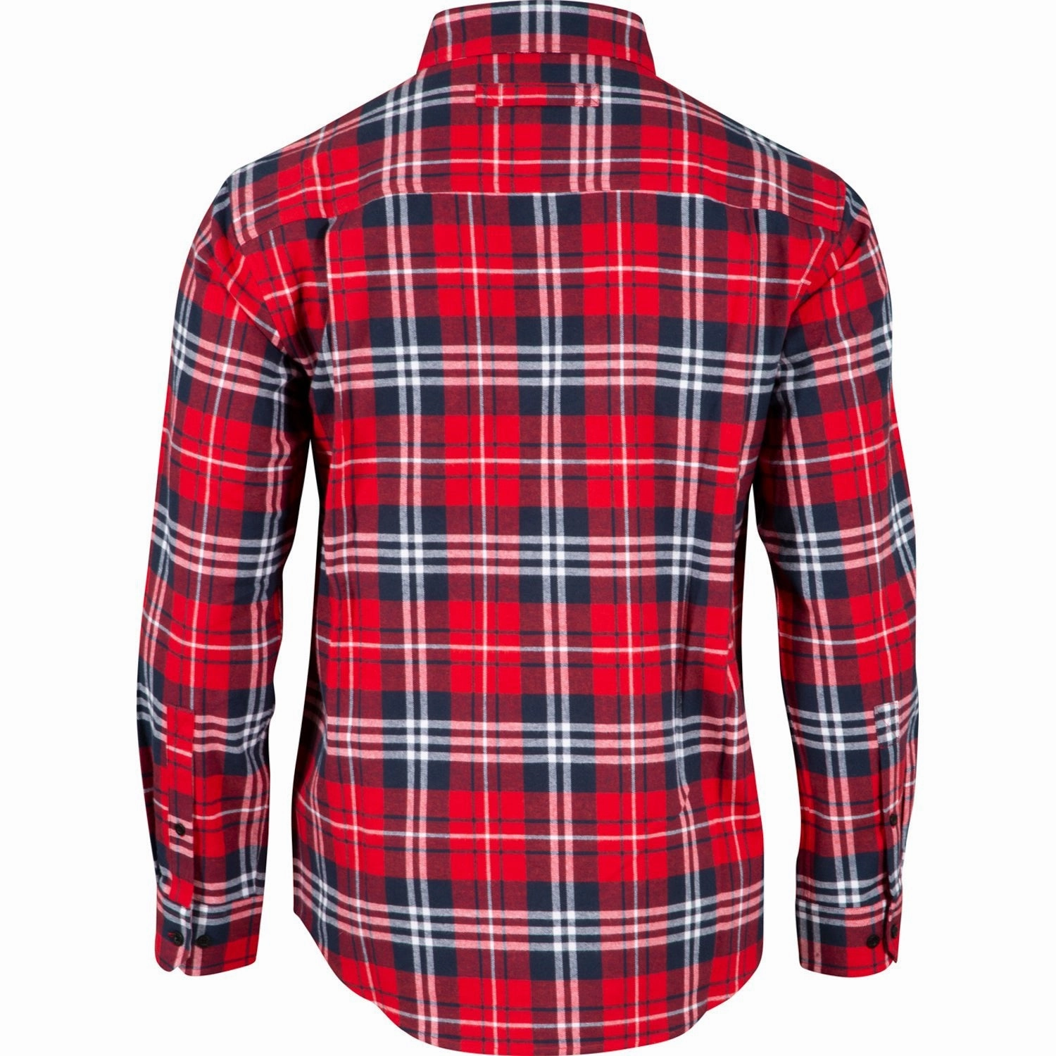 Job Interview wrinkle free Rocky Mens Worksmart Button Down Red Plaid 100% Cotton L/S Shirt