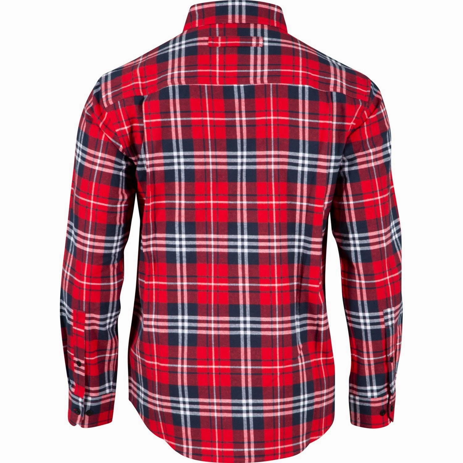 Rocky Mens Worksmart Button Down Red Plaid 100% Cotton L/S Shirt Weekend Vibes