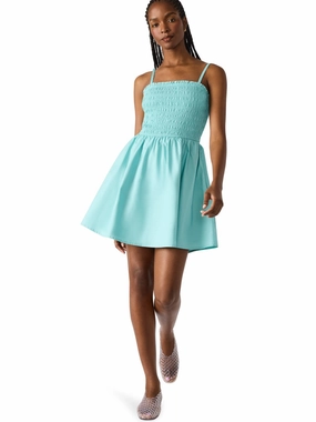 Lotty Dress in Hazey Blue Care-Instructions-Included